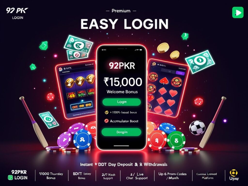 92PKR lottery game