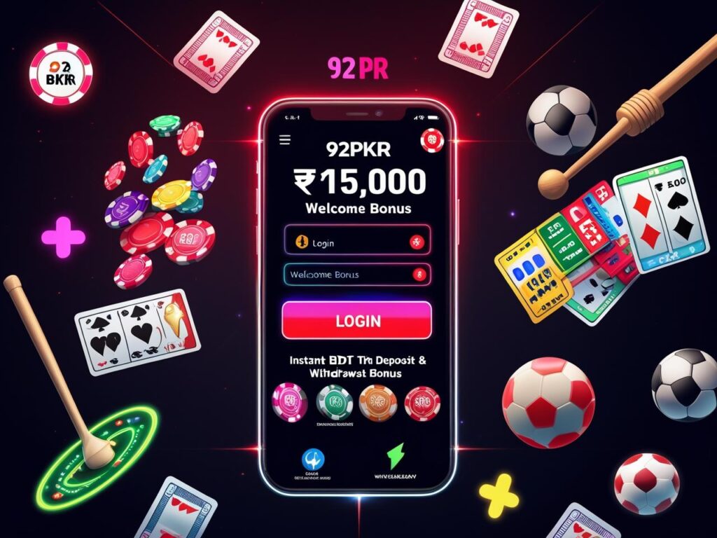 92PKR lottery game